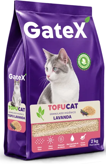 Embalagem TofuCat Lavanda 2 kg